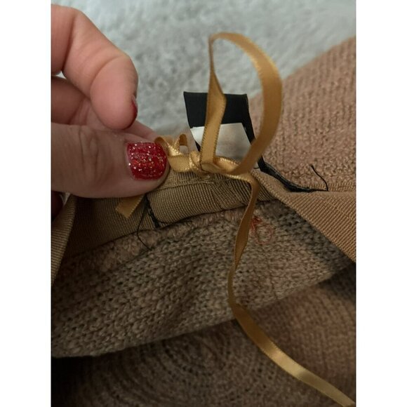 I.N.C. International Concepts Wide Brim Floppy Bucket Tan Belted Hat NWOT - Picture 10 of 12